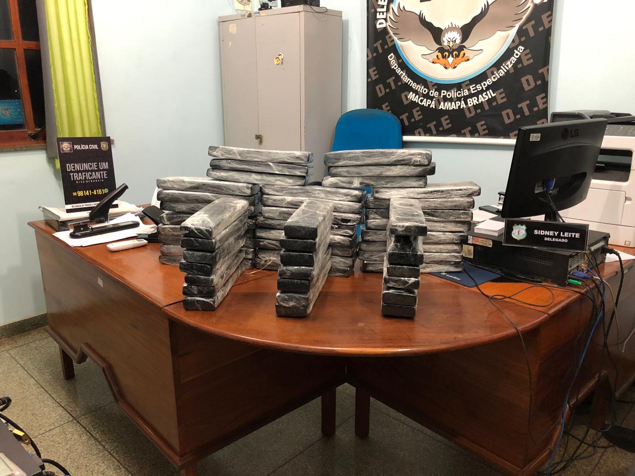 POLÍCIA CIVIL DO AMAPÁ APREENDE 50KG DE MACONHA